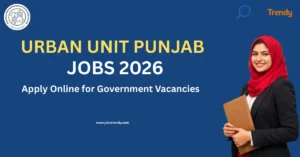 Urban Unit Punjab Jobs 2026