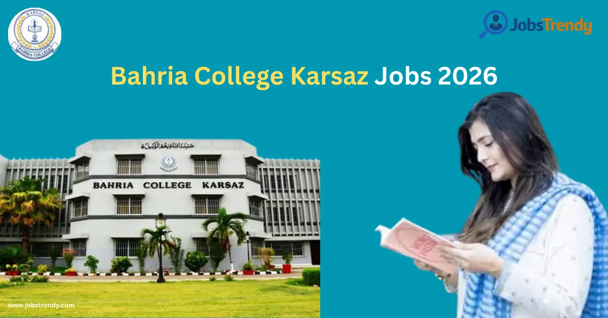 Bahria College Karsaz Jobs 2026