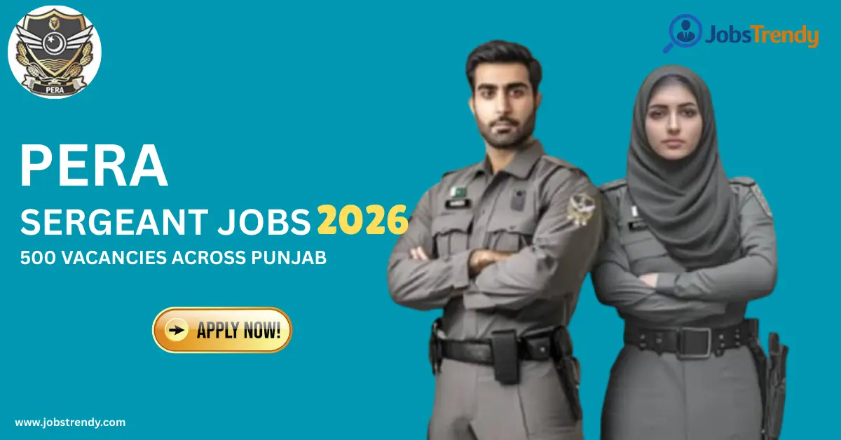 Punjab Enforcement and Regulatory Authority (PERA) Jobs 2026