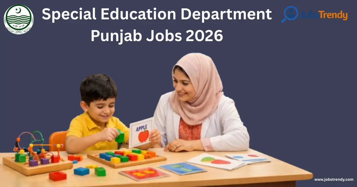 Special Education Department Punjab Jobs 2026