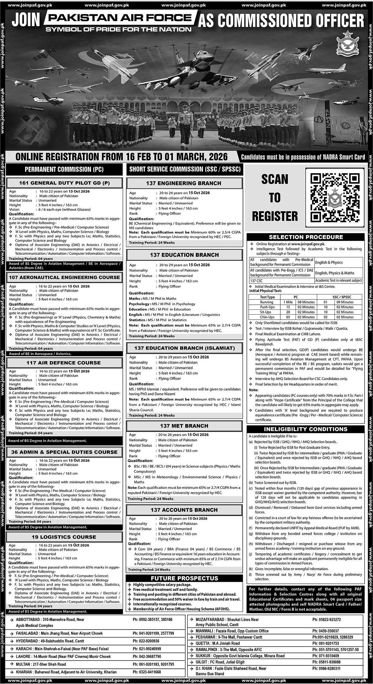 Pakistan Air Force 2026 Advertisement