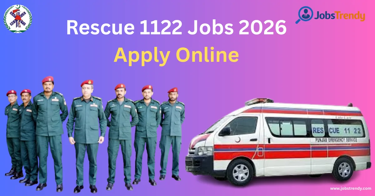Rescue 1122 Jobs 2026 Apply Online