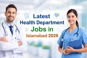 Latest Health Department Jobs in Islamabad 2026