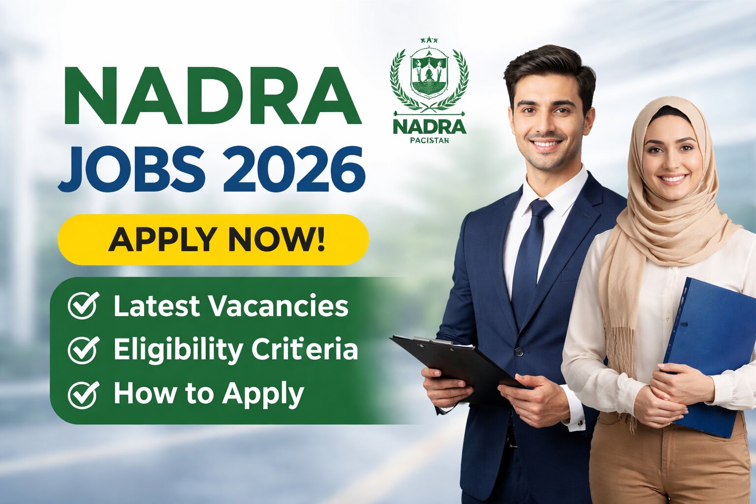 NADRA Jobs 2026 in Pakistan