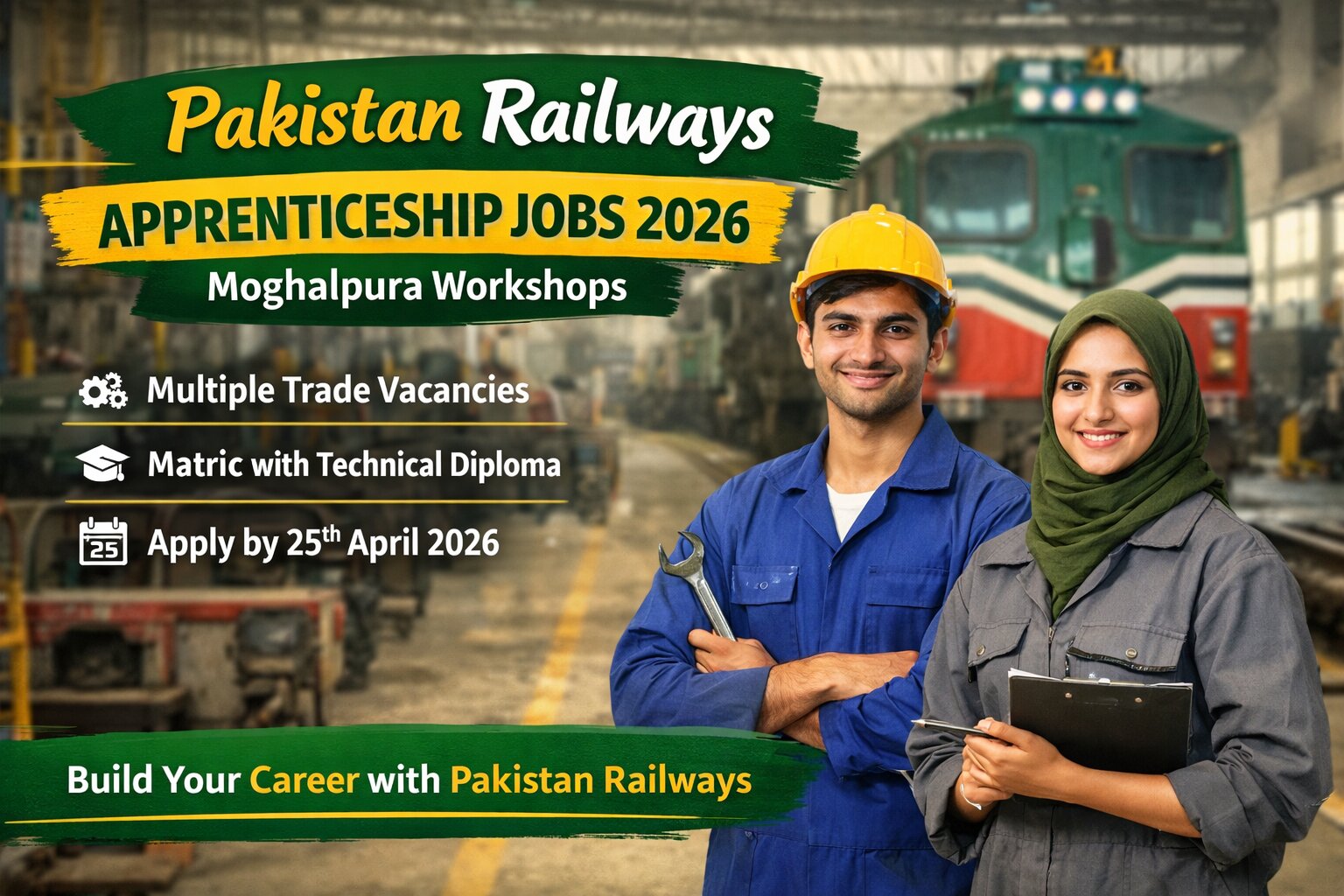 Pakistan Railways Apprenticeship 2026
