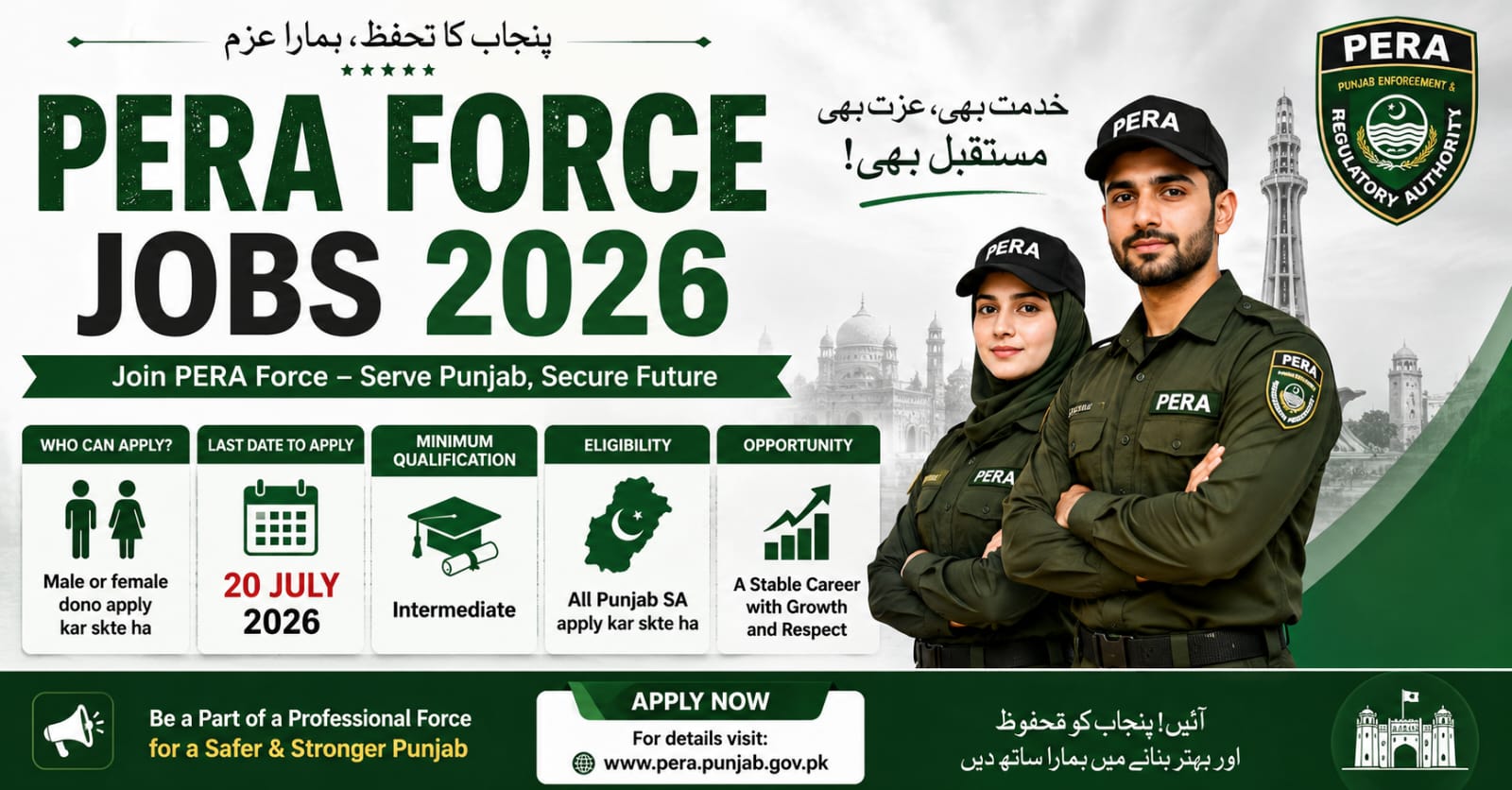 PERA Force Jobs Online Apply 2026